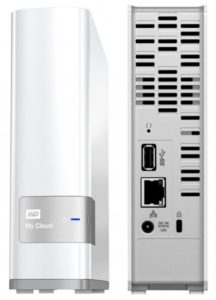 WD My Cloud frontal trasero