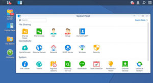 Synology DS718+ DSM Control Panel