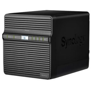 painel frontal do synology ds418j