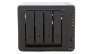 Panel frontal de Synology DS918