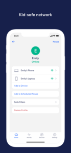 Crear perfil para la aplicación Eero