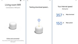 Test Geschwindigkeit google nest wifi