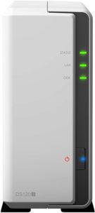 Pannello frontale di Synology DS120j