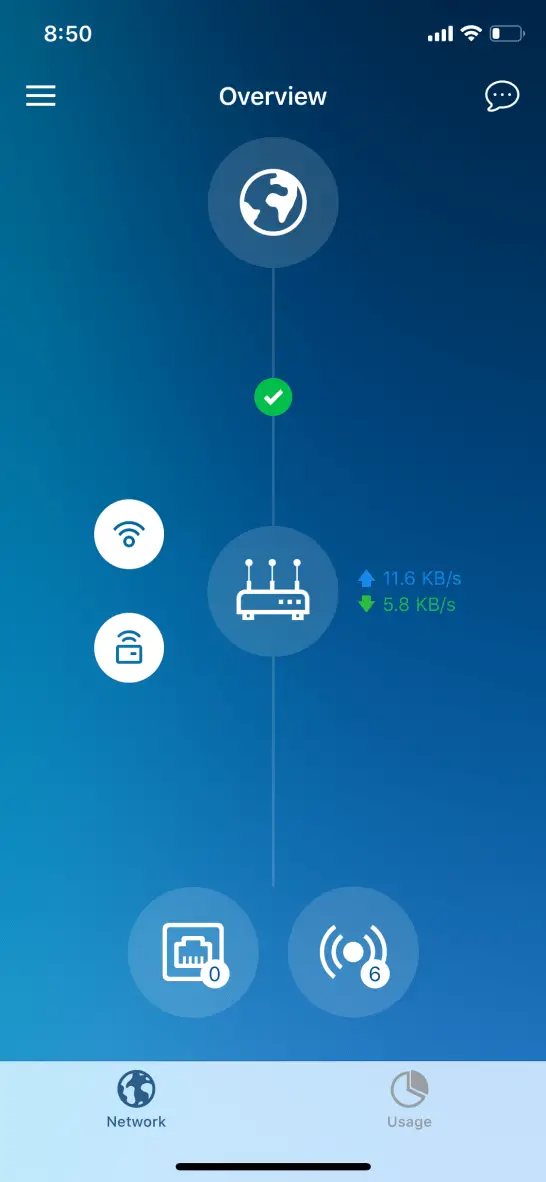 Application mobile Synology MR2200AC