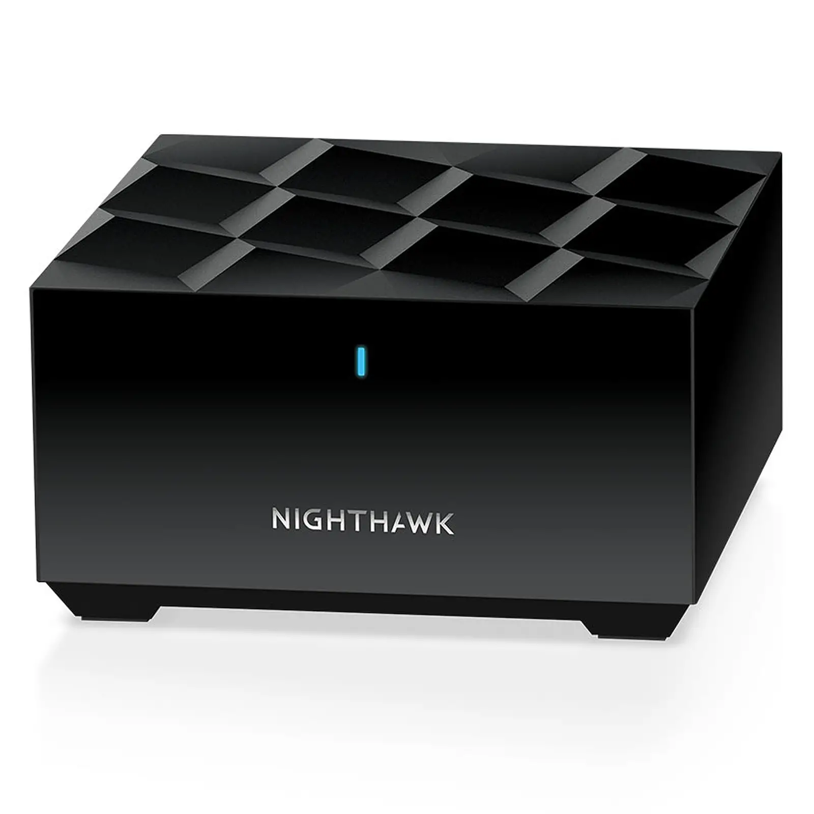 Der Netgear nighthawk mesh wifi 6 nimmt eine schwarze Farbe an, die bei Mesh-Routern unüblich ist.