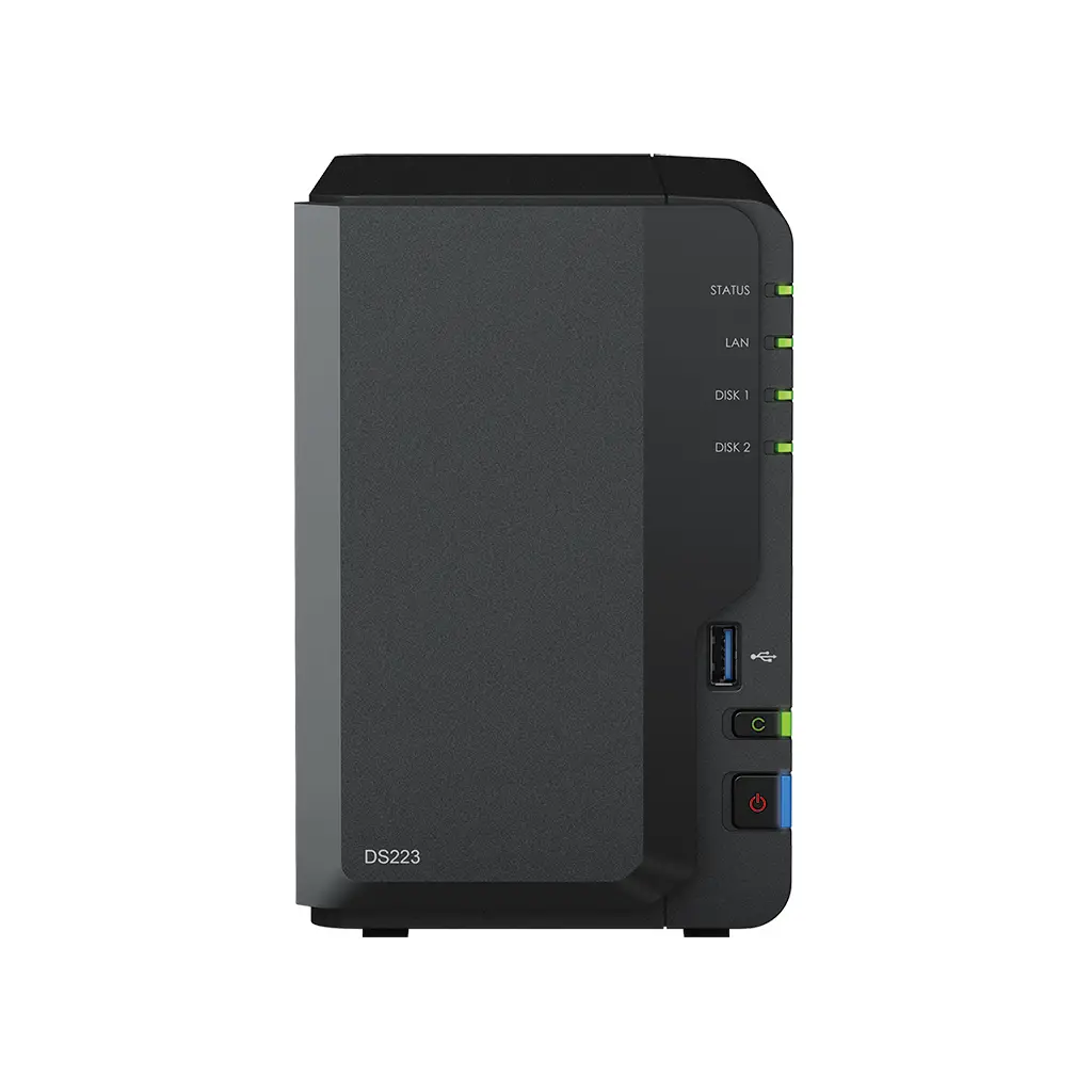 Antes do Synology DS223