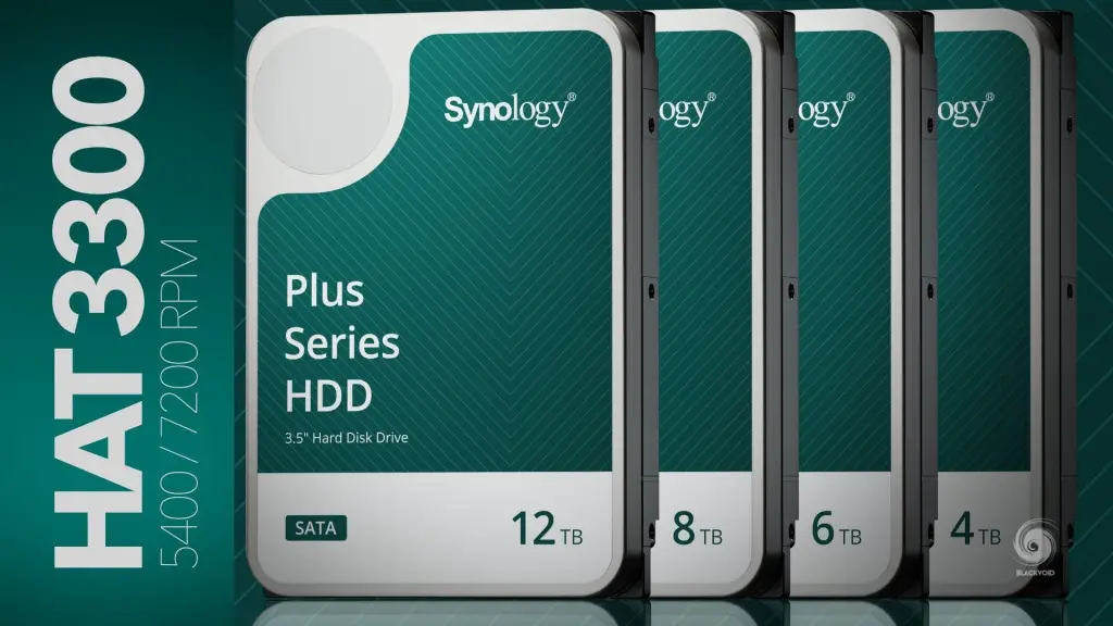 Disque dur pour NAS 12 To Synology HAT3300-12T - HDD Série Plus - Disque dur  interne - Synology