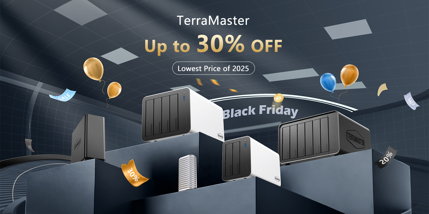 Black Friday TerraMaster : jusqu'à -30% sur les serveurs NAS dès le 20 novembre