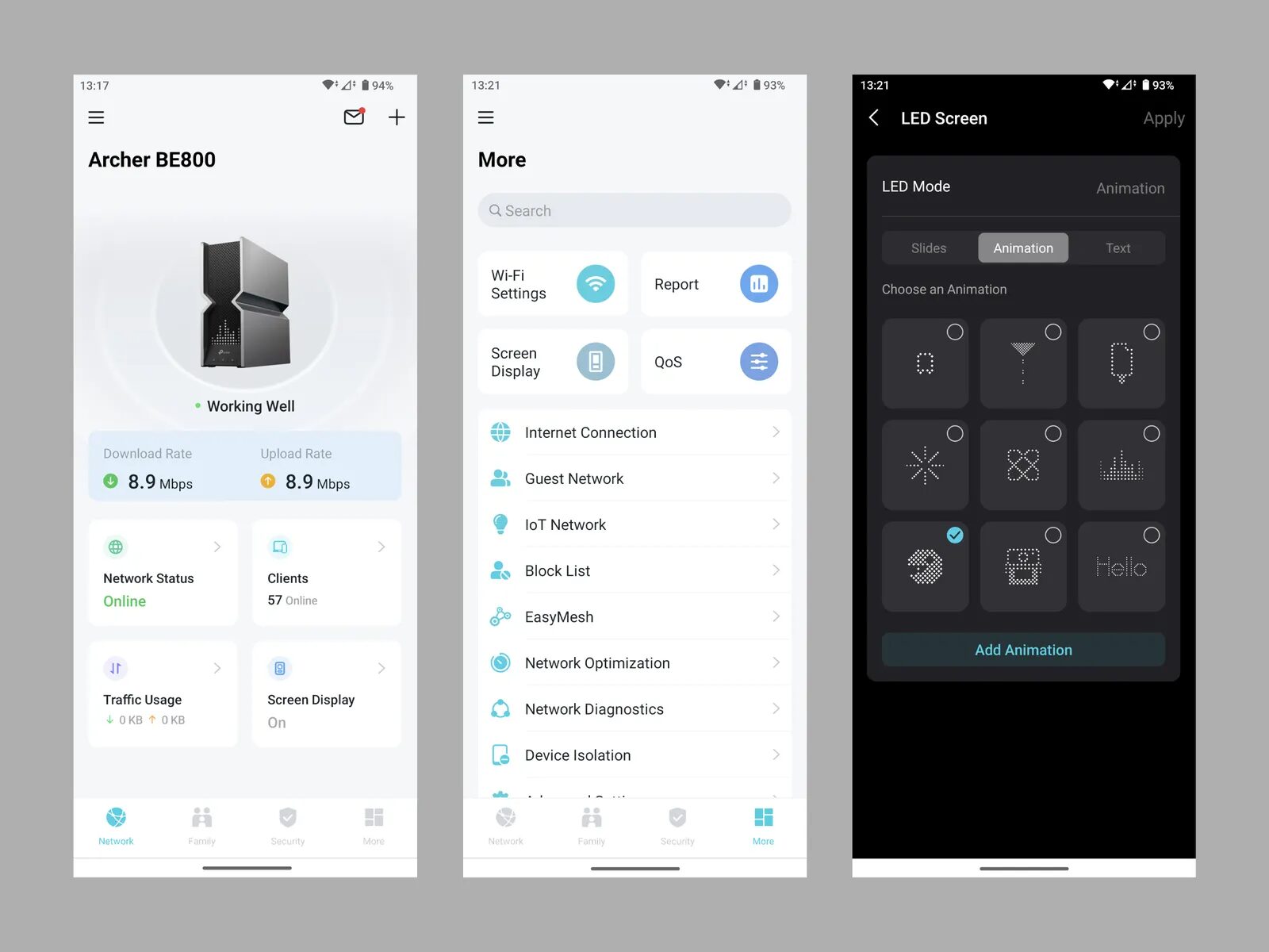 Appli Tether TP-Link Archer BE800