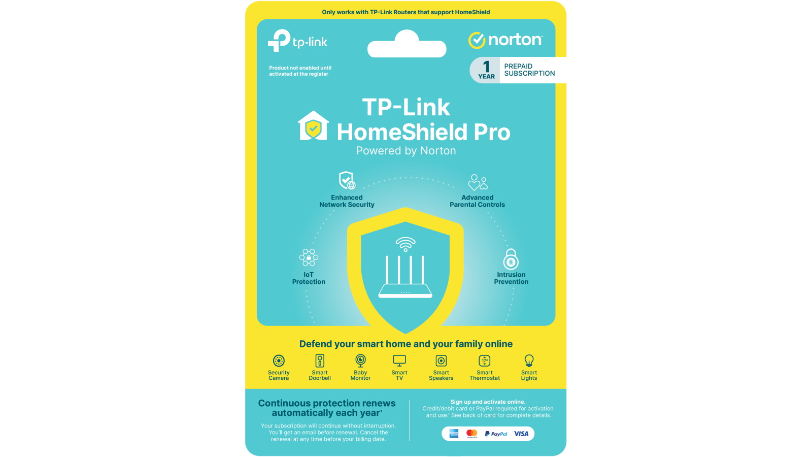 HomeShield TP Link